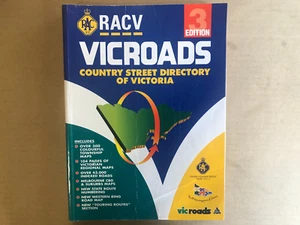VICROADS RACV Country Street Directory Edition 3 Victoria Paperback 1997 - Picture 1 of 23
