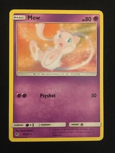 Pokémon Hidden Fates Mew 32/68 Rare NM - Picture 1 of 2