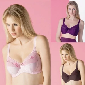 Love Love Curves Full Coverage Embroidered Bra 116710-J - Picture 1 of 4