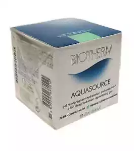 BIOTHERM Aquasource 48Hr Gel For Normal /Combination Skin (50mL/1.69Oz) - NEW! - Picture 1 of 2