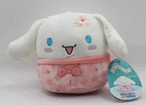 Squishmallows Original Sanrio Hello Kitty & Friends 7" Cinnamoroll Pink Floral - Picture 1 of 5