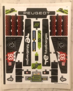LEGO STICKER SHEET for 42156 Sheet 1 Peugeot 9X8 Le Mans Hybrid Hypercar Genuine - Picture 1 of 1