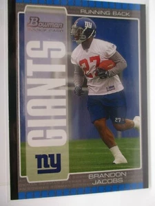 2005 Bowman #122 Brandon Jacobs RC GIANTS - Picture 1 of 2