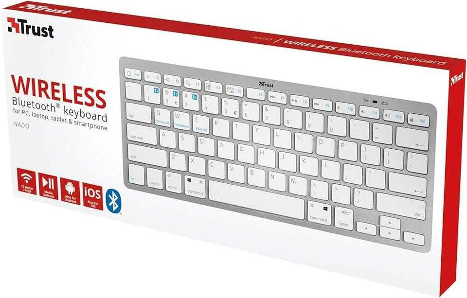 Trust Ultra-Thin Wireless Bluetooth Keyboard  - Image 1 of 1