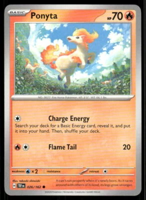 SV05: Temporal Forces #026/162 Ponyta - Image 1 of 2