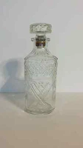Decanter Liquor Bottle 9" - Picture 1 of 2