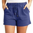 Summer Shorts Soft Mini Pockets Summer Shorts Breathable