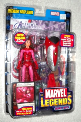 Marvel Legends - Bruja Escarlata (serie Legendary Rider) - Sin usar, en caja - 100% completo Foto 1 de 2