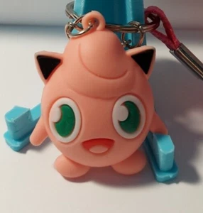 Brillante Jigglypuff Pokemon Llavero Pequeño 2" Figura - Imagen 1 de 2