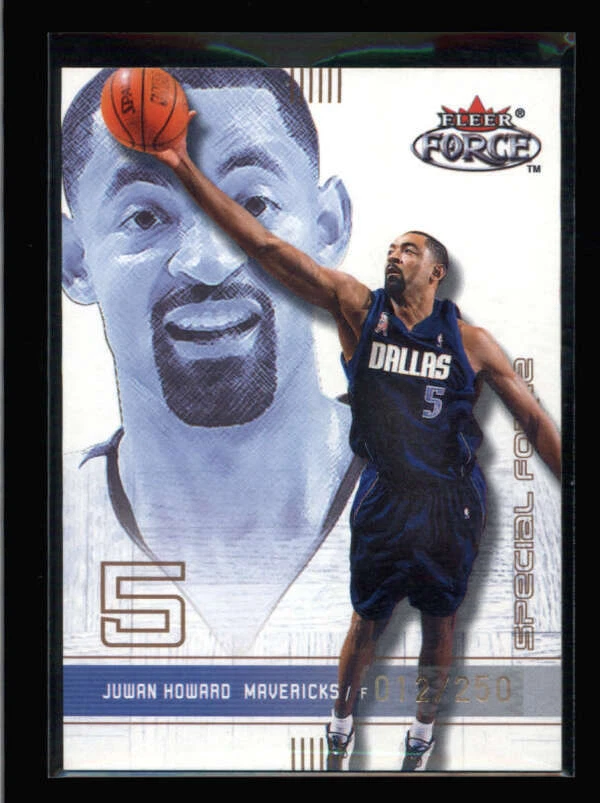 JUWAN HOWARD 2001/02 FLEER FORCE #171 SPECIAL FORCE PARALLEL #012/250 AY6944 - Image 1 of 1