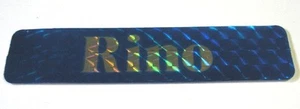 ALTER ORIGINAL PRISMA AUFKLEBER / Old Sticker NAME RINO (9 x 2 cm) - Bild 1 von 1