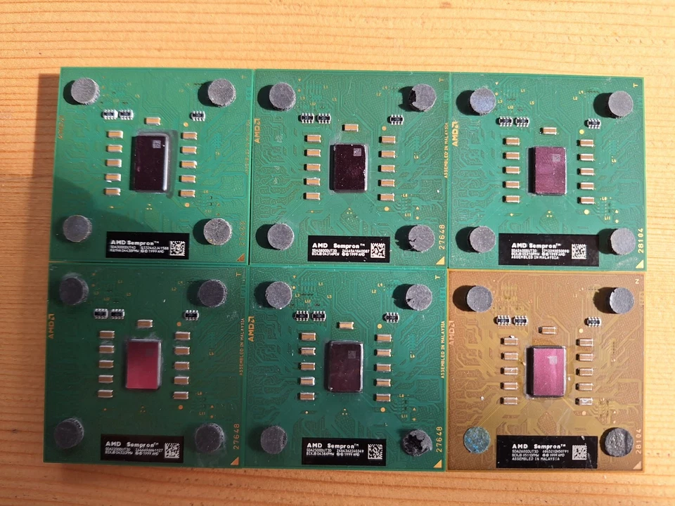 AMD Sempron 2200 2400 2500 2600 2800 3000 Vintage CPU GOLD - Image 1 of 1