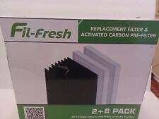 AP-1512HH REPLACEMENT FILTERS (2) & ACTIVATED CARBON PRE FILTERS (8) New
