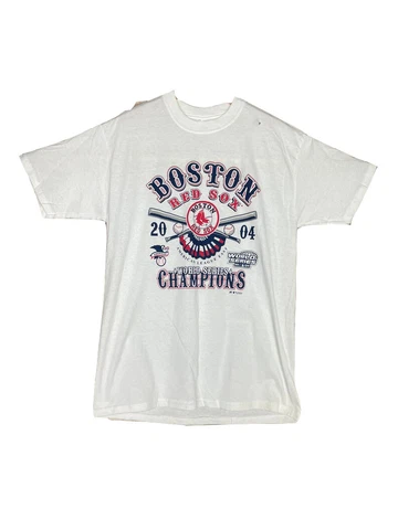 Vintage Y2K 2004 Boston Red Sox World Series T-shirt Unisex Gift Cover