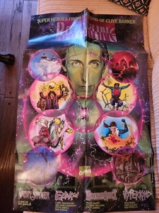 Razorline 34" Super Hero Poster signiert von Clive Barker - Bild 1 von 2