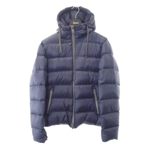 HERNO Glove Water Repellent Down Jacket Outer Navy Men's #52 TGIS - Picture 1 of 12