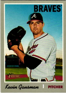 Kevin Gausman 2019 Topps Heritage Baseball #295 Atlanta Braves - Picture 1 of 2