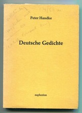 PETER  HANDKE  :  DEUTSCHE  GEDICHTE   ERSTAUSGABE   1969