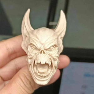 1/6 Male Head Sculpt Unpainted Vampire Monster Bat Dracula For 12inch Figure - Picture 1 of 3