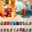 2D Adorable Flying Dragon Baby Christmas Ornament Unique Shape And Charming