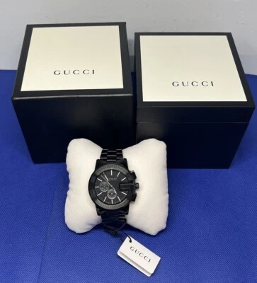 Gucci G-Chrono 44mm Stainless Steel  - Black Dial Quartz  Men Watch - Image 1 of 4