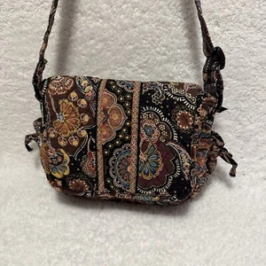 Vera Bradley Lindsey Umhängetasche Kensington Paisley Print mit Geldbörse - Bild 1 von 8