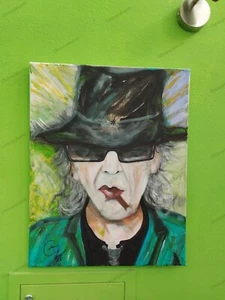 Udo Lindenberg * KOMET* Handgemalt Original Chrissyskunst - Bild 1 von 5