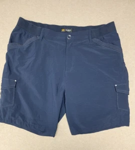 LEE~ Pantalones Cortos Carga Para Mujer 18W Azul Marino Bolsillos Elastizados Tiro Medio Calce Relajado - Imagen 1 de 6