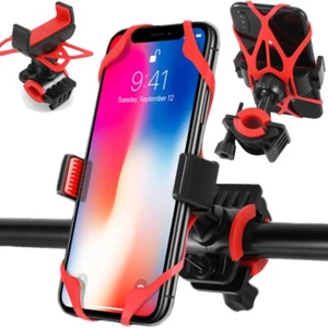 Motorcycle Bicycle MTB Bike Handlebar Phone Mount Holder For iPhone Samsung - Picture 1 of 10