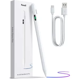 Active Rechargeable Stylus Pen Compatible for iOS & Android Touch Screens Pencil - Picture 1 of 11