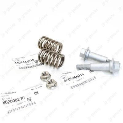 OEM Genuine SUBARU Forester Impreza WRX Exhaust Center Pipe Spring Nut Bolt Set - Image 1 of 4