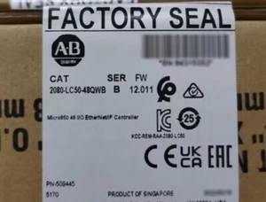 NUEVO controlador PLC Micro850 48I/O ENet/IP sin abrir AB2080-LC50-48QWB - Imagen 1 de 3