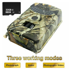 Waterproof Hunting Game Trail Camera 16MP Cam W/ 32 GB SD Card Night Vision Deer