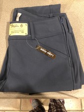 Tailored Sportsman Trophy Hunter Breeches Girls 16R Blue Dolphin NWT SZ