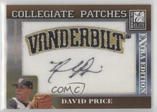 2007 Donruss Elite Extra Edition Collegiate /250 David Price #CP-DP Patch Auto