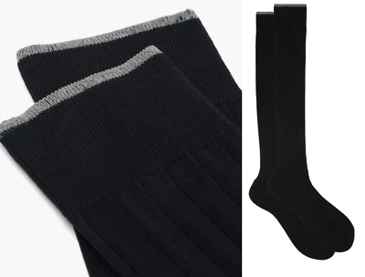 Brunello Cucinelli below-the-Knee Socks Unterkniestrümpfe Knee Stockings Socks,M - Image 1 of 4