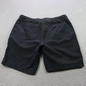 Athleta Farallon Bermuda Shorts Womens 14 Black Drawstrings Athletic Sweat - Picture 1 of 11