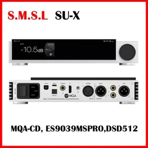 SMSL SU-X MQA audio DAC Doble ES9039MSPRO DSD512 768kHz 32Bit Bluetooth5.1 XMOS - Imagen 1 de 6