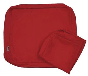 Multi Pack Outdoor Seat Chair Patio Cushion Pad Cover Cases 20X18X4 Burgundy Red - Picture 1 of 8
