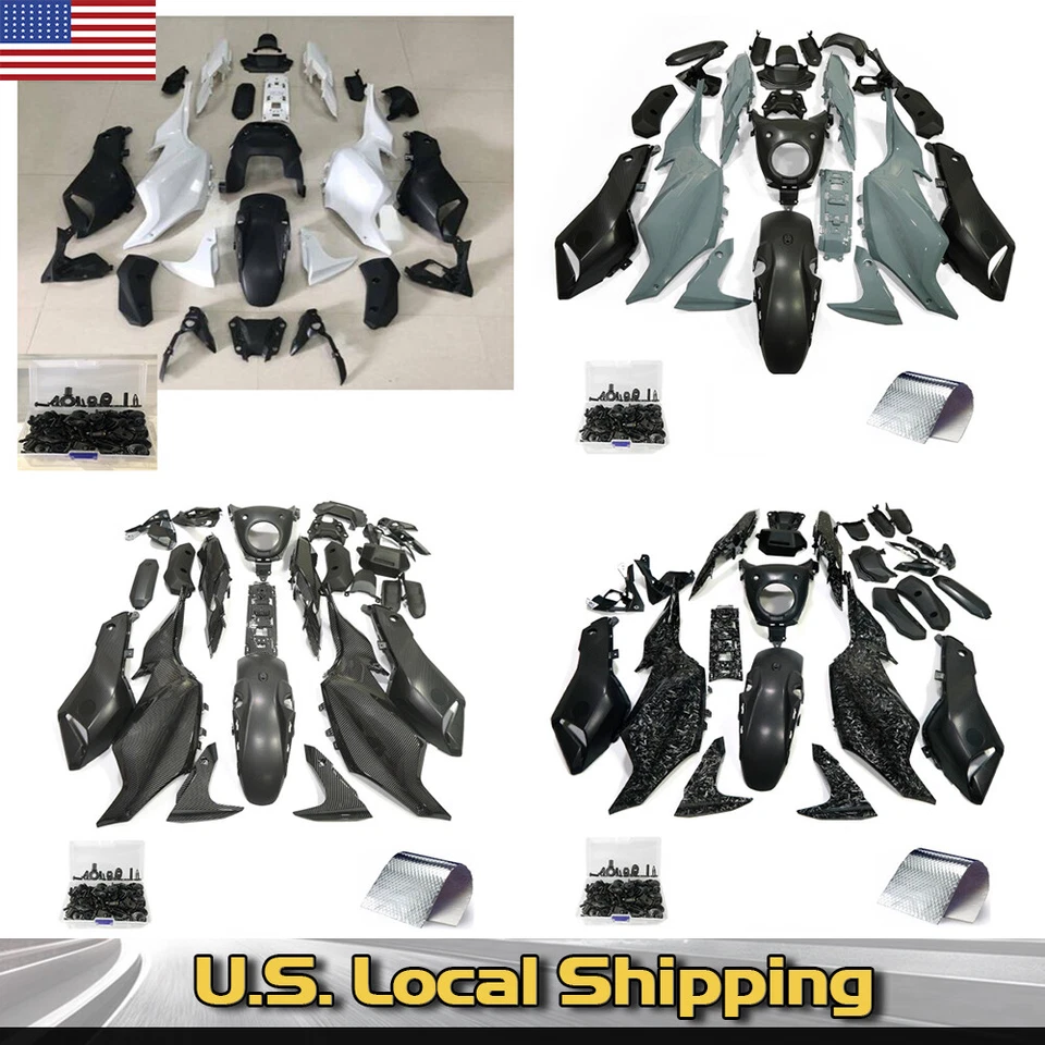 Fairing Kit Fit For Yamaha FZ07 MT-07 2012-2017 ABS Injection Bodywork W/ Bolts - Image 1 of 4