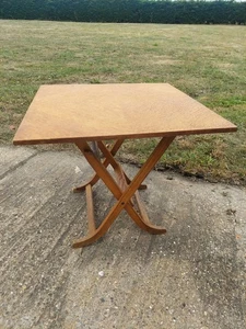Mid Century Meredew Wooden Folding Coffee / Occasional / Side / Table Great Item - Picture 1 of 20