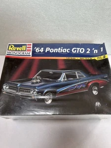 Super rare Discontinued! el! Revell/Revell! 64,Pontiac GTO! 1/24 scale! Plastic - Picture 1 of 8
