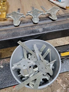 32 New SEIGER Snow/Ice Guards for Slate Tile Roofs Vintage Stock 1932 Cast Iron - Picture 1 of 6