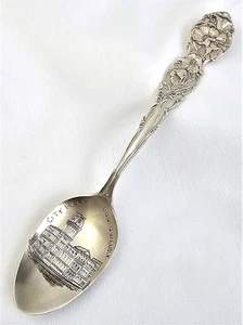 Louisville Kentucky Sterling Silver Souvenir Spoon City Hall KY 5 1/8"L 16 Grams - Picture 1 of 7