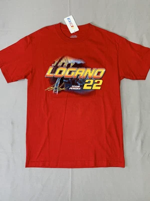 Joey Logano #22 Team Penske Red T Shirt 2019 NASCAR Cup Series Men’s Medium NWT Foto 1 de 4