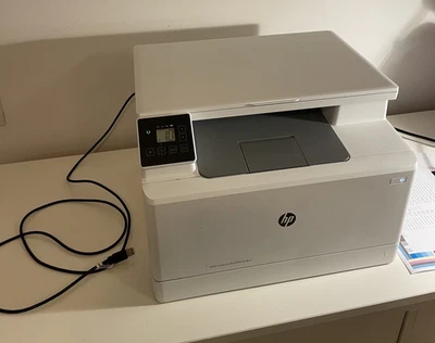 HP Color LaserJet Pro MFP M182n Colour Laser Printer/Scanner – Full Toners - Image 1 of 4