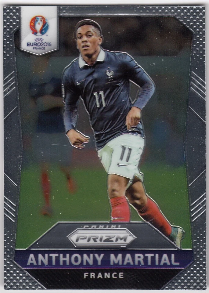 2016 Panini Prizm Euro Base ANTHONY MARTIAL #10 France / Manchester United F.C. - Image 1 of 1