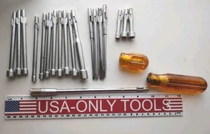 RCA Branded Xcelite Tools USA, 21 Piece Set, Series 99 Nut Driver Screwdriver - Picture 1 of 14