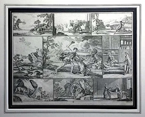 Orig. Kupferstich: nach DANIEL CHODOWIECKI CA. 1775-80 - Bild 1 von 7