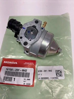 Genuine Honda 16100-Z0Y-M42 Carburetor Fits GCV190LA HRX217K1 K2 K3 K4 OEM - Image 1 of 4